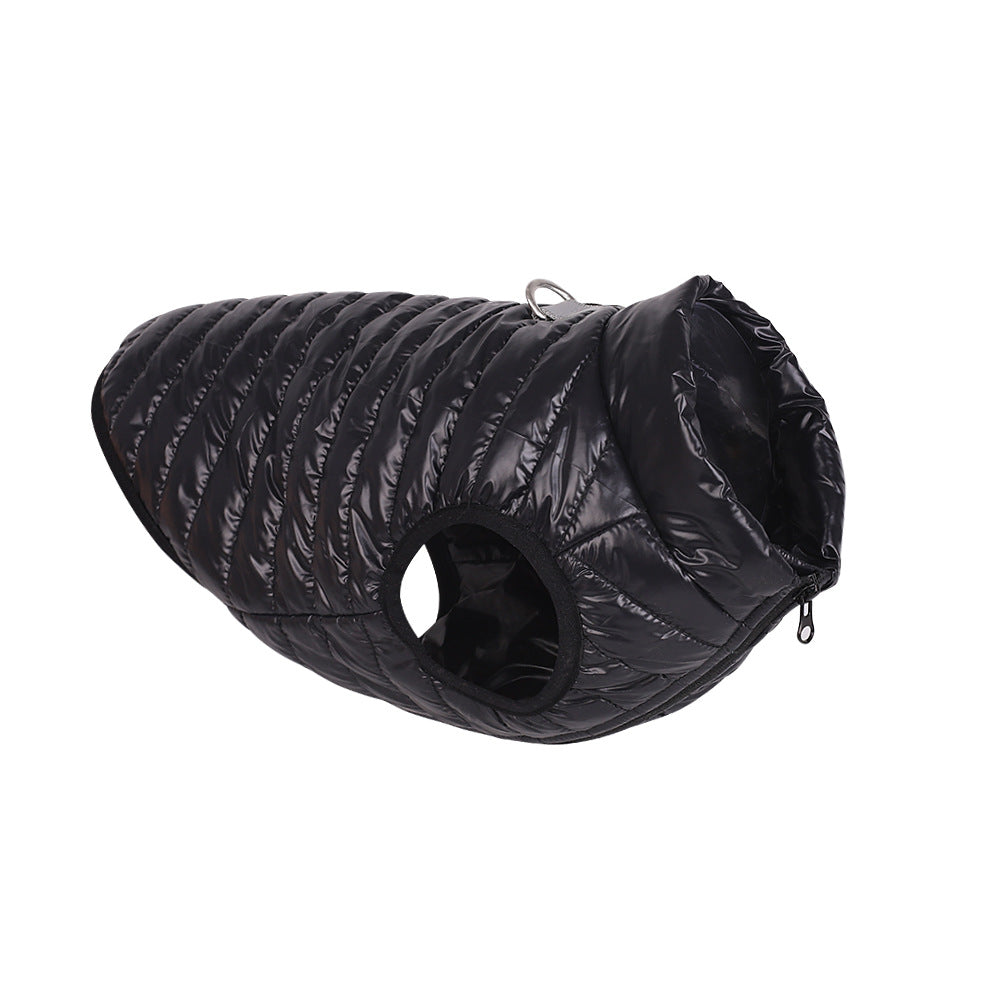 Pet Autumn And Winter Full Nylon Zipper Jacket
